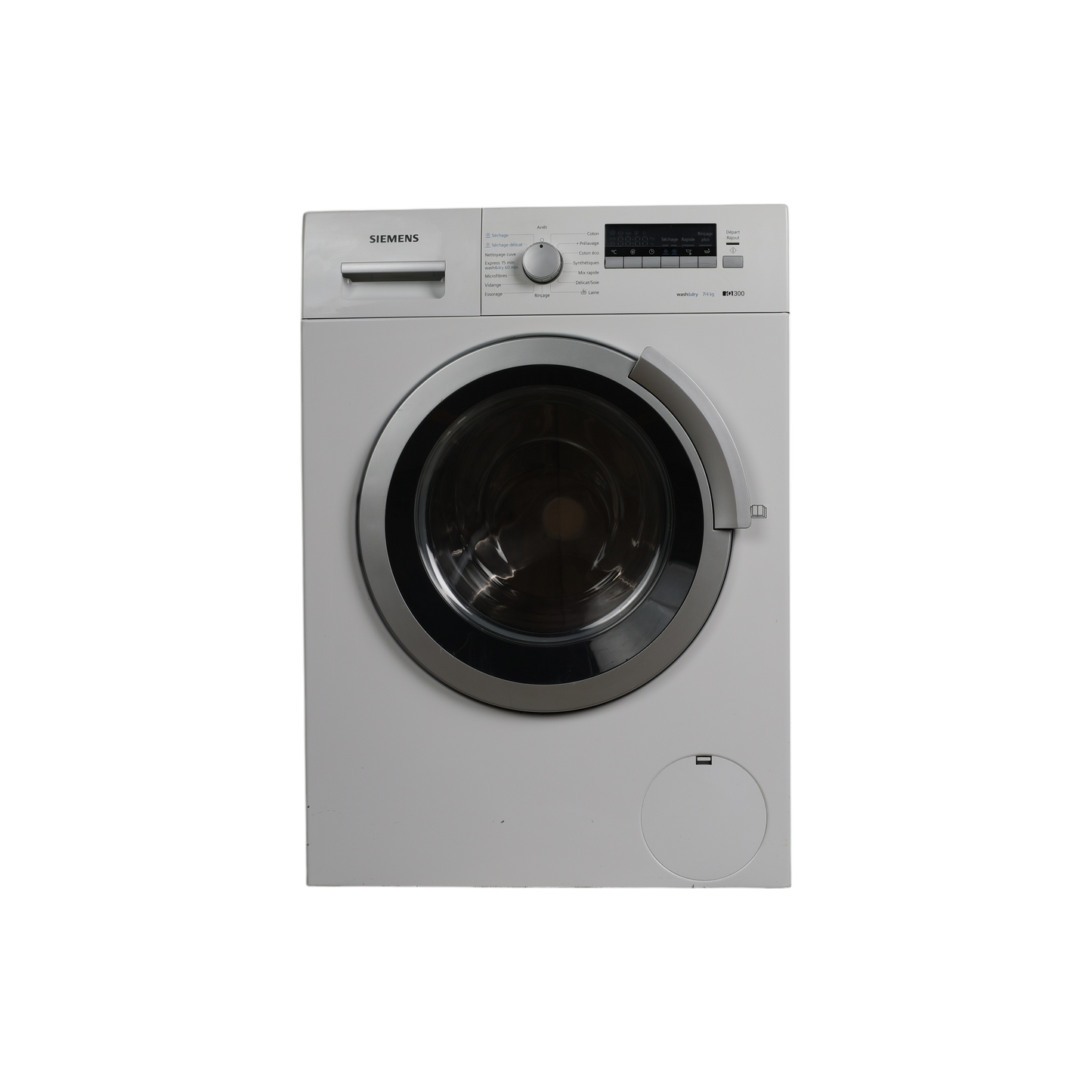 Lave-Linge Sechant 7 kg Reconditionné SIEMENS WD14H360FF : vue de face