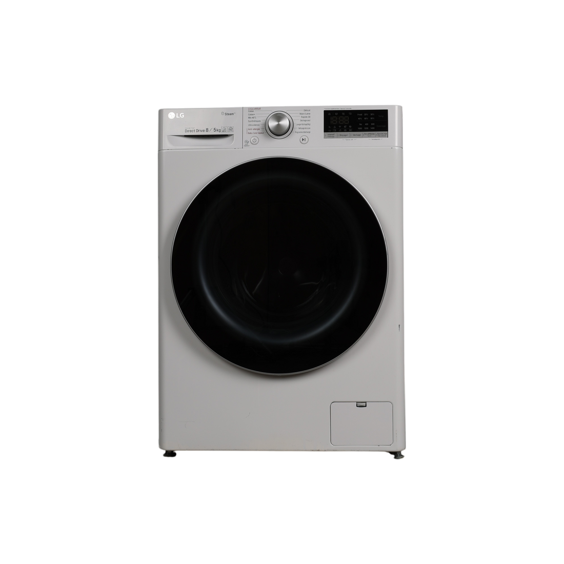 Lave-Linge Sechant 8 kg Reconditionné LG F854N51WHSB : vue de face