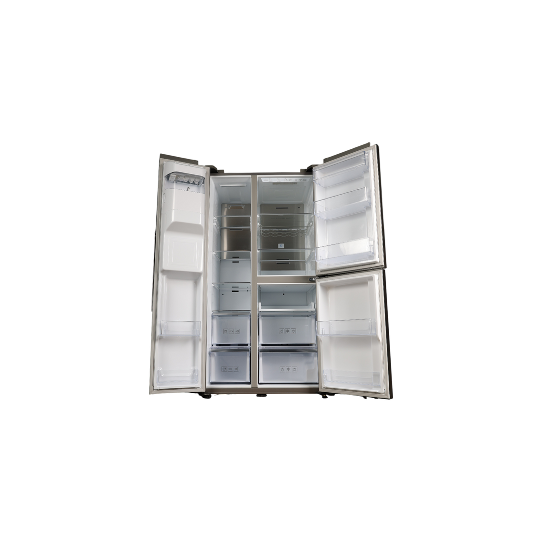 Réfrigérateur Multi-Portes 604 L Reconditionné SAMSUNG RS68N8671S9 : vue de l'intérieur