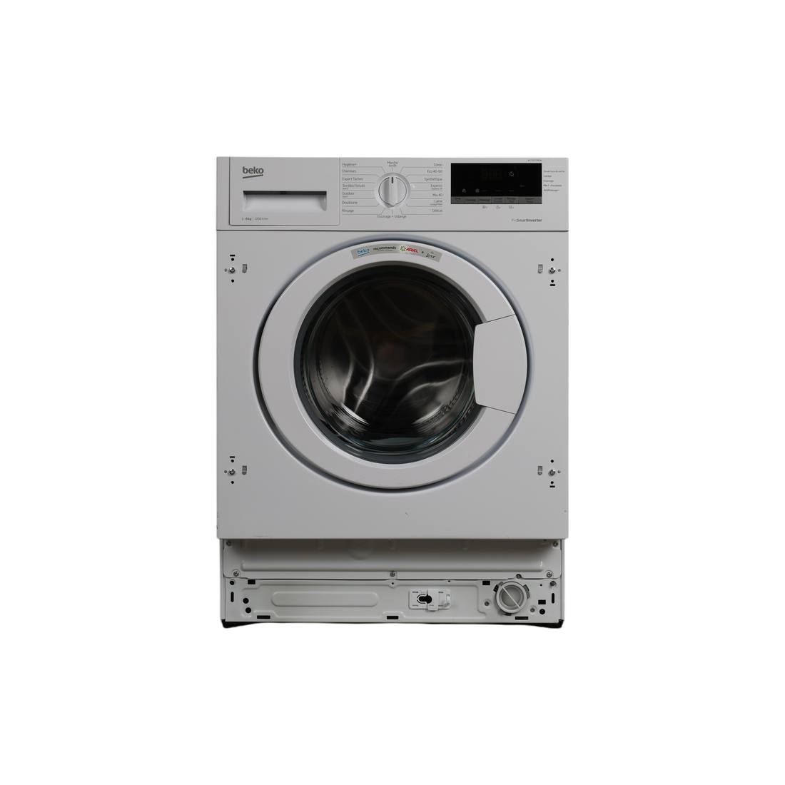 Lave-Linge Hublot 8 kg Reconditionné BEKO WITC8210B0W : vue de face