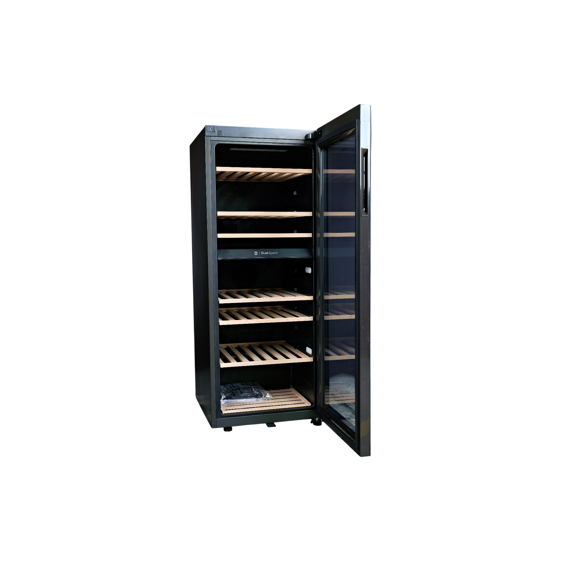 Cave À Vin Multi-Température 77 Bouteilles Reconditionné HAIER HWS77GDAU1 : vue de l'intérieur