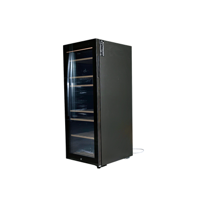 Cave À Vin Multi-Température 77 Bouteilles Reconditionné HAIER HWS77GDAU1 : vue du côté gauche