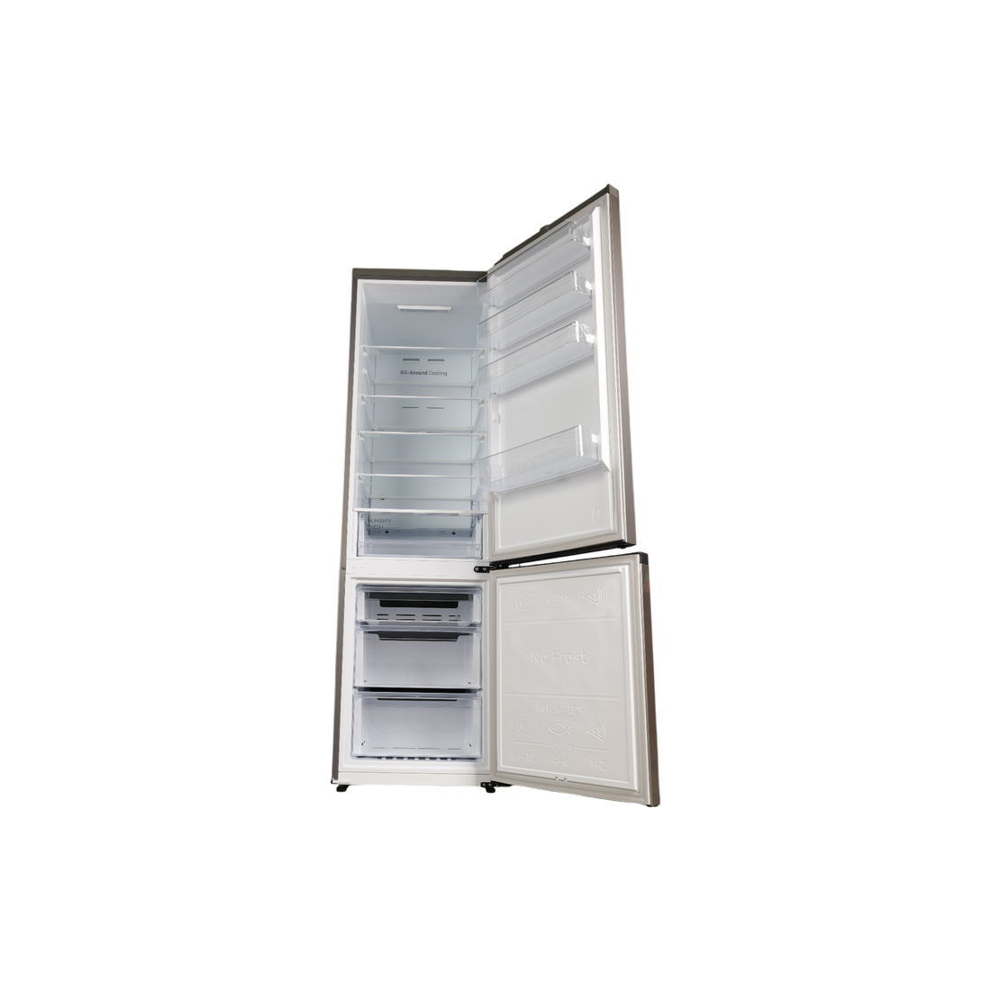 Réfrigérateur Avec Congélateur 390 L Reconditionné SAMSUNG RB38C600DSA : vue de l'intérieur