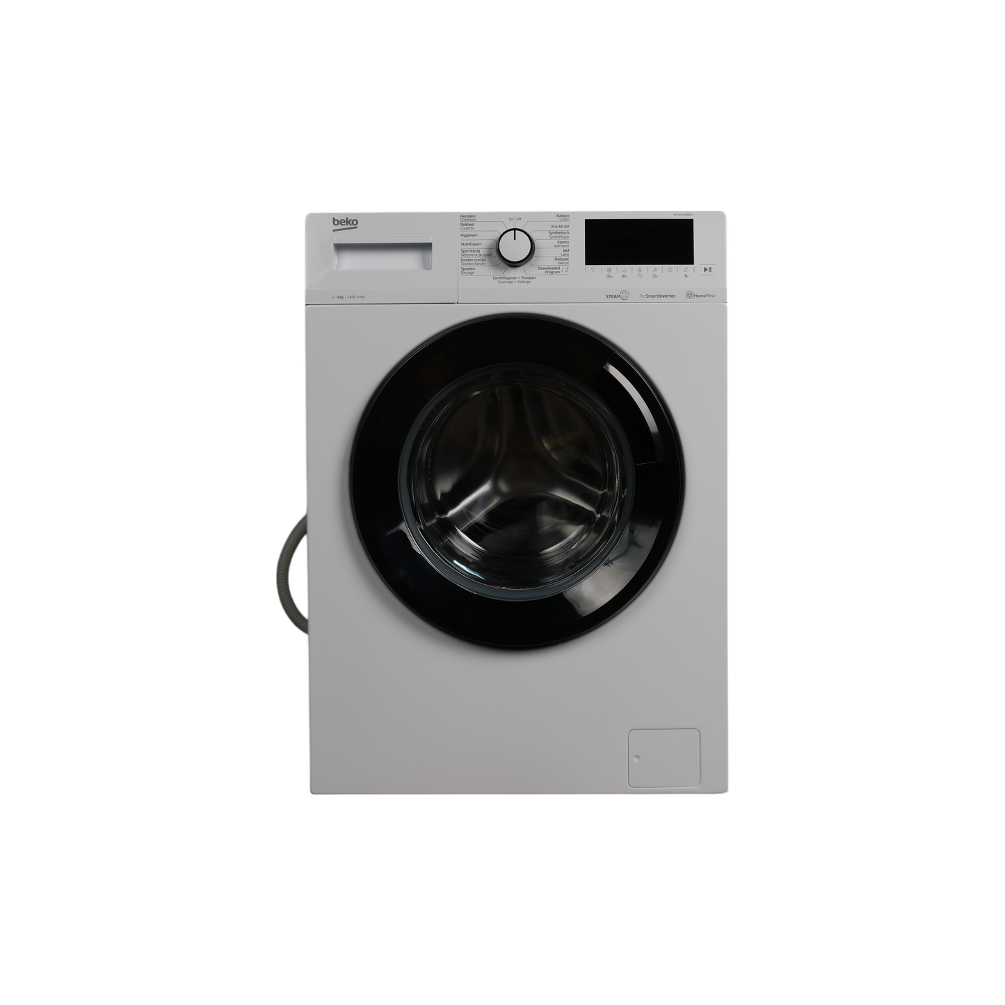 Lave-Linge Hublot 9 kg Reconditionné BEKO WTV9716XBWST : vue de face