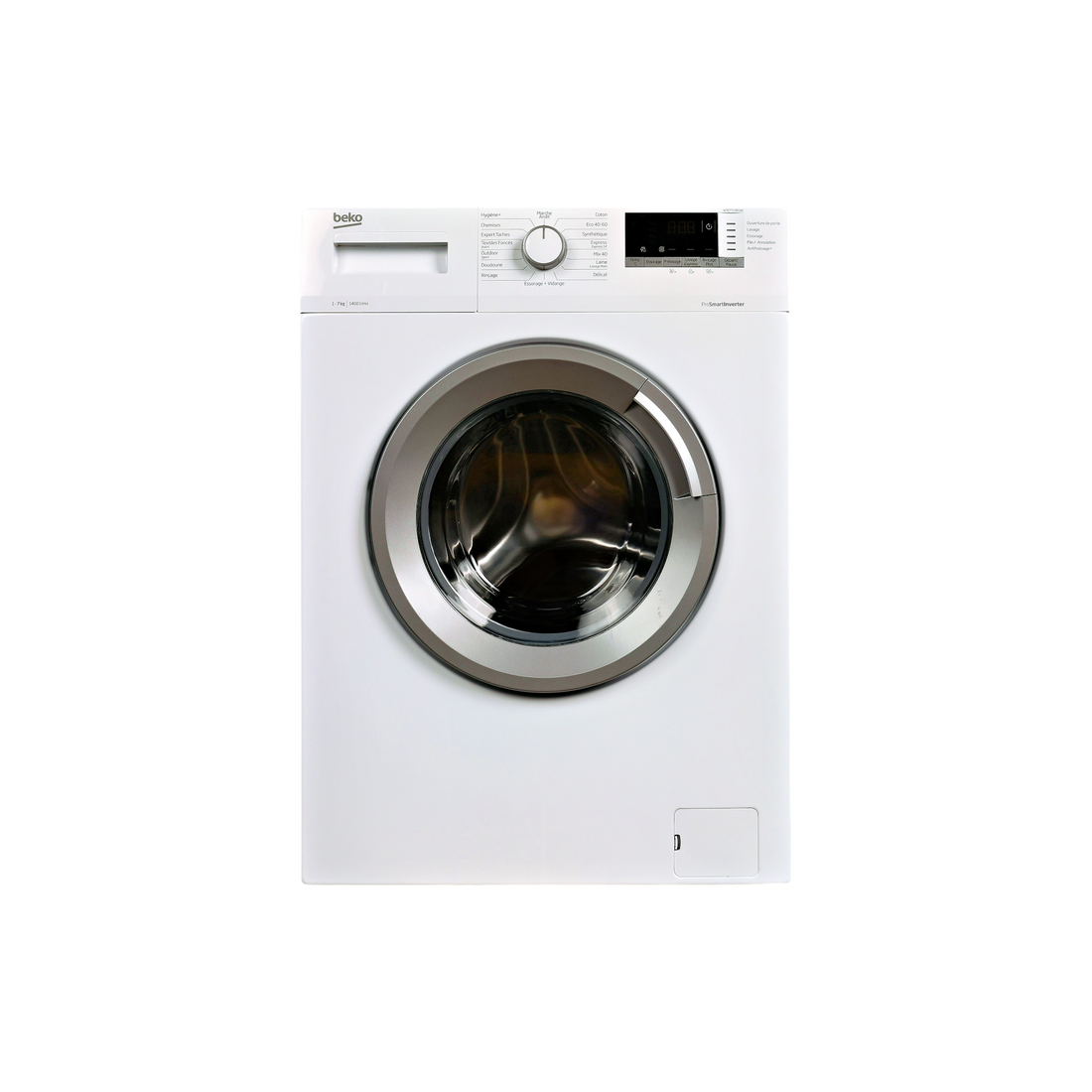 Lave-Linge Hublot 7 kg Reconditionné BEKO WTE7712BS1W : vue de face