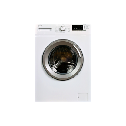 Lave-Linge Hublot 7 kg Reconditionné BEKO WTE7712BS1W : vue de face