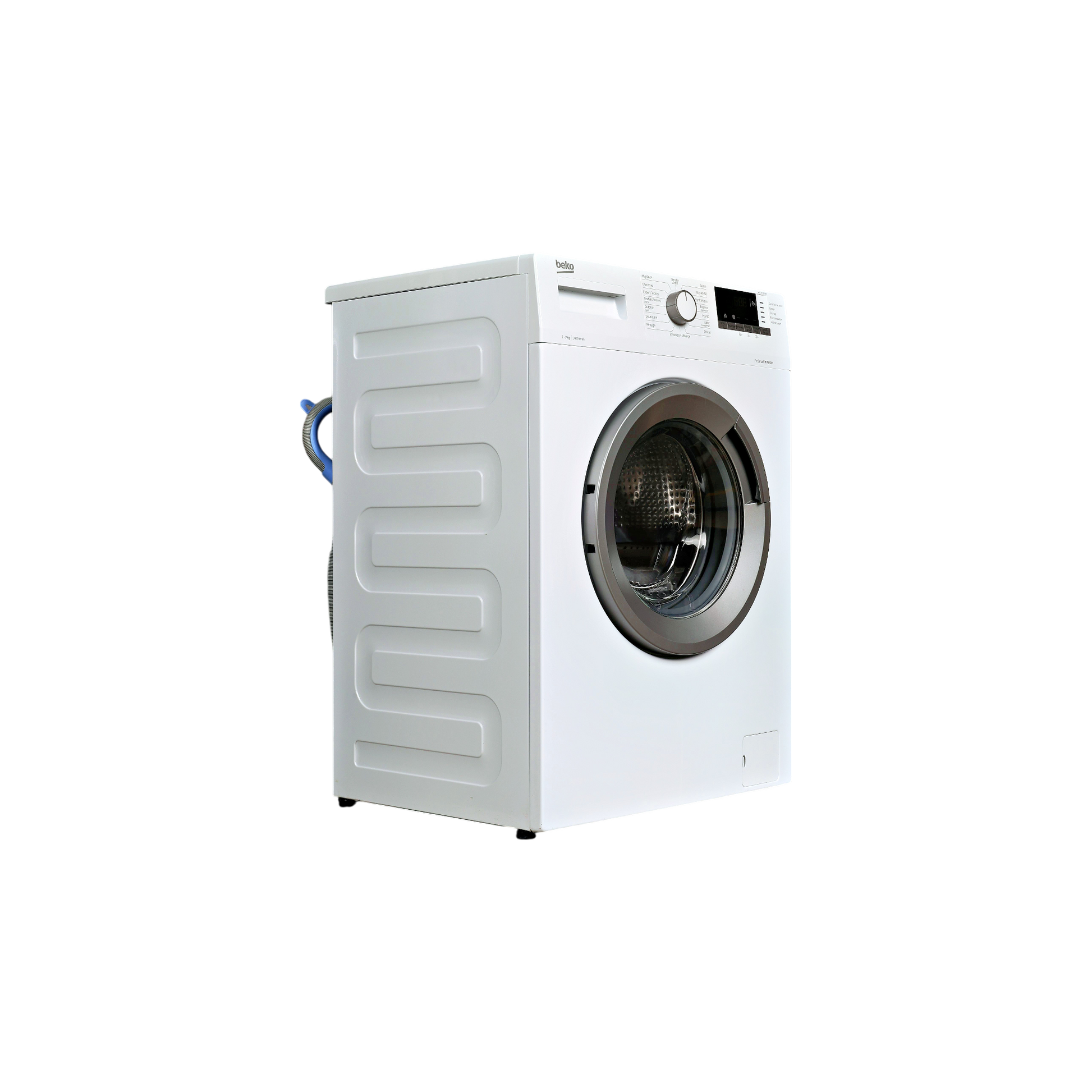 Lave-Linge Hublot 7 kg Reconditionné BEKO WTE7712BS1W : vue du côté gauche