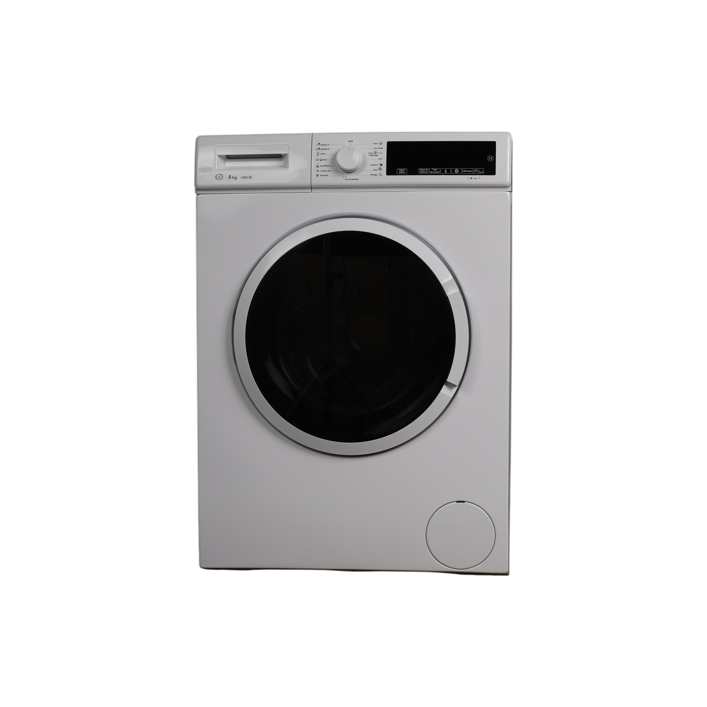 Lave-Linge Hublot 8 kg Reconditionné ESSENTIEL B ELF814-3B : vue de face