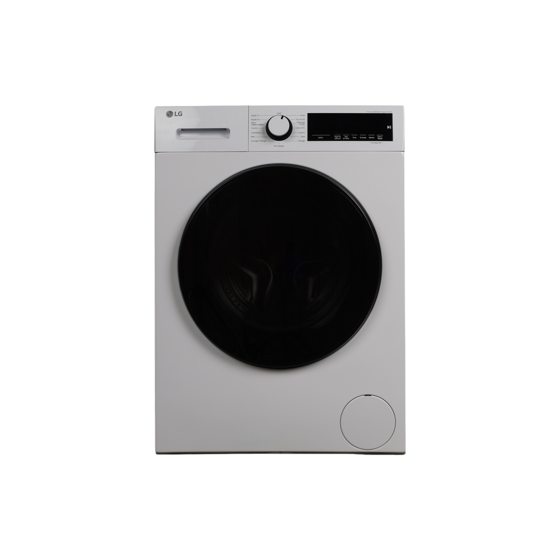 Lave-Linge Hublot 9 kg Reconditionné LG F94D15WHS : vue de face