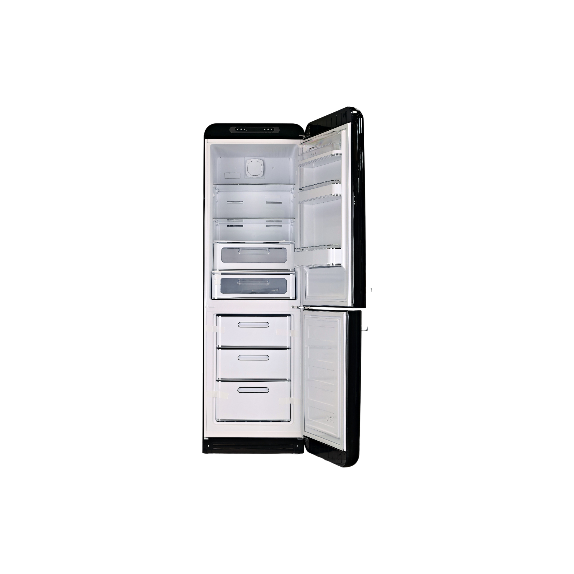 Réfrigérateur Avec Congélateur 331 L Reconditionné SMEG FAB32RBL5 : vue de l'intérieur