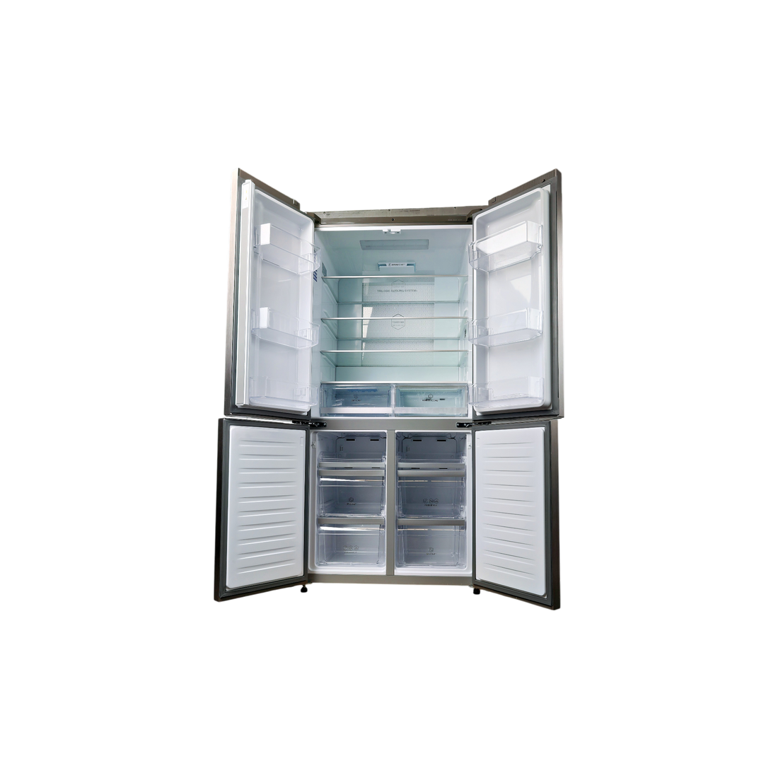 Réfrigérateur Multi-Portes 628 L Reconditionné HAIER HTF-710DP7 : vue de l'intérieur