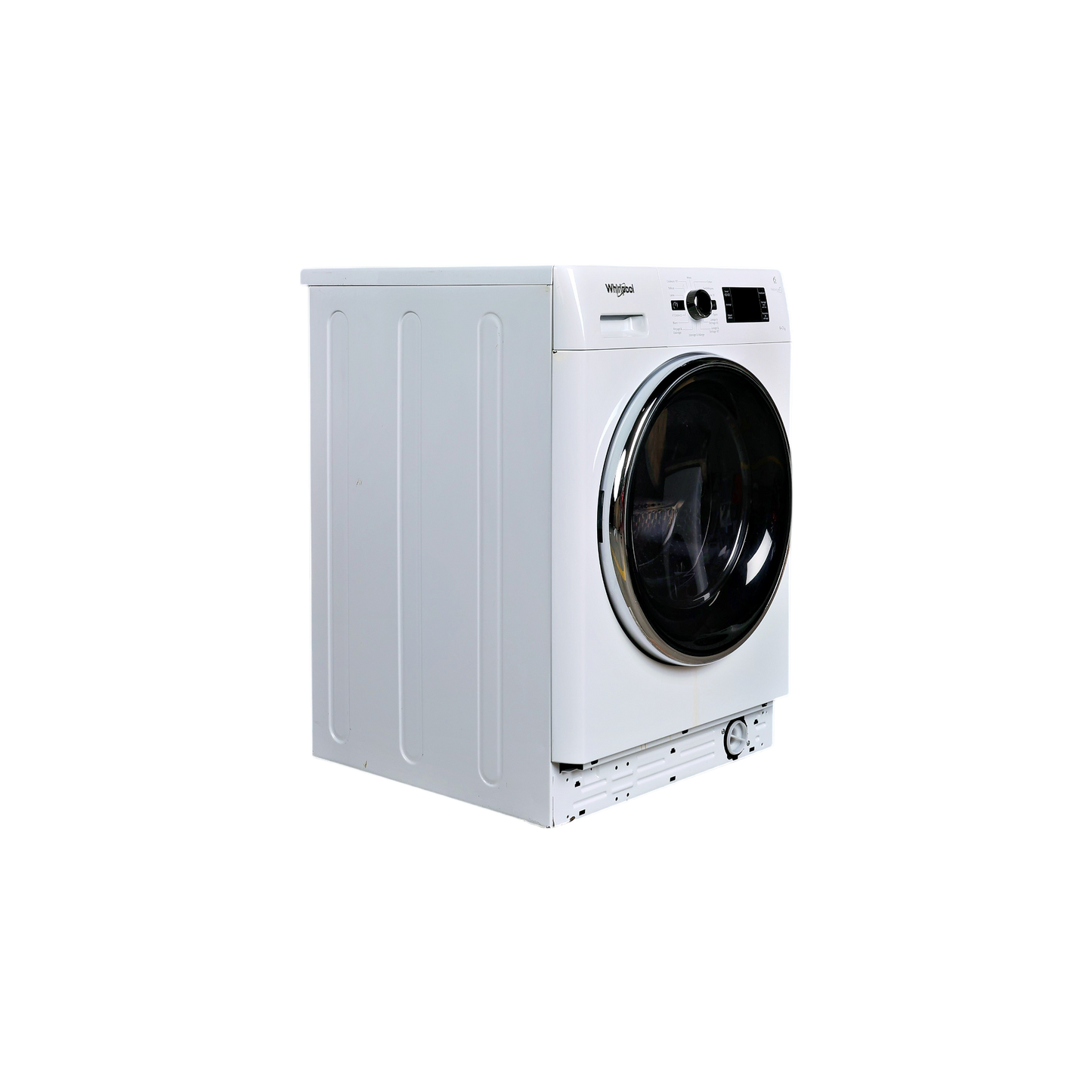 Lave-Linge Sechant 9 kg Reconditionné WHIRLPOOL FWDG97168BXFR : vue du côté gauche