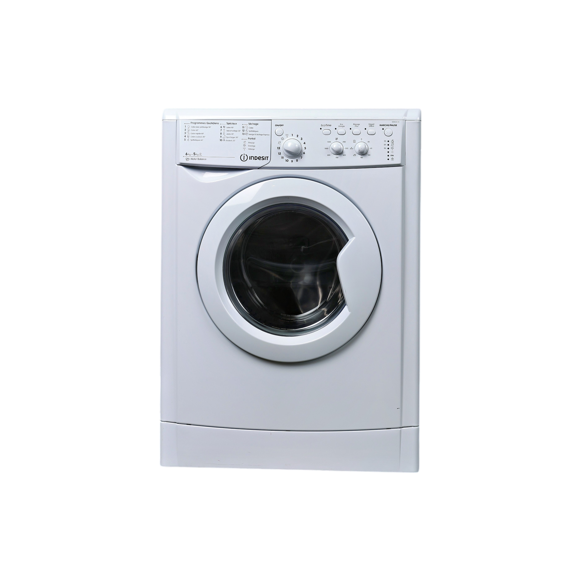 Lave-Linge Sechant 6 kg Reconditionné INDESIT IWDC 6125 (FR) – Underdog, image size:1946x1946