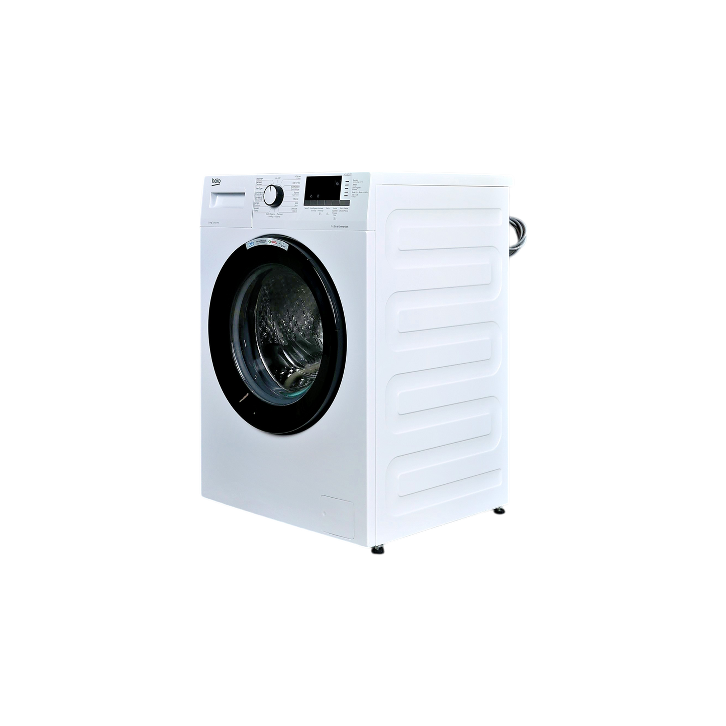 Lave-Linge Hublot 8 kg Reconditionné BEKO WTV87112BC1 : vue du côté droit