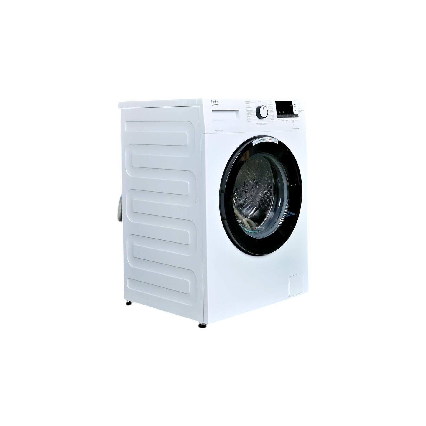 Lave-Linge Hublot 8 kg Reconditionné BEKO WTV87112BC1 : vue du côté gauche