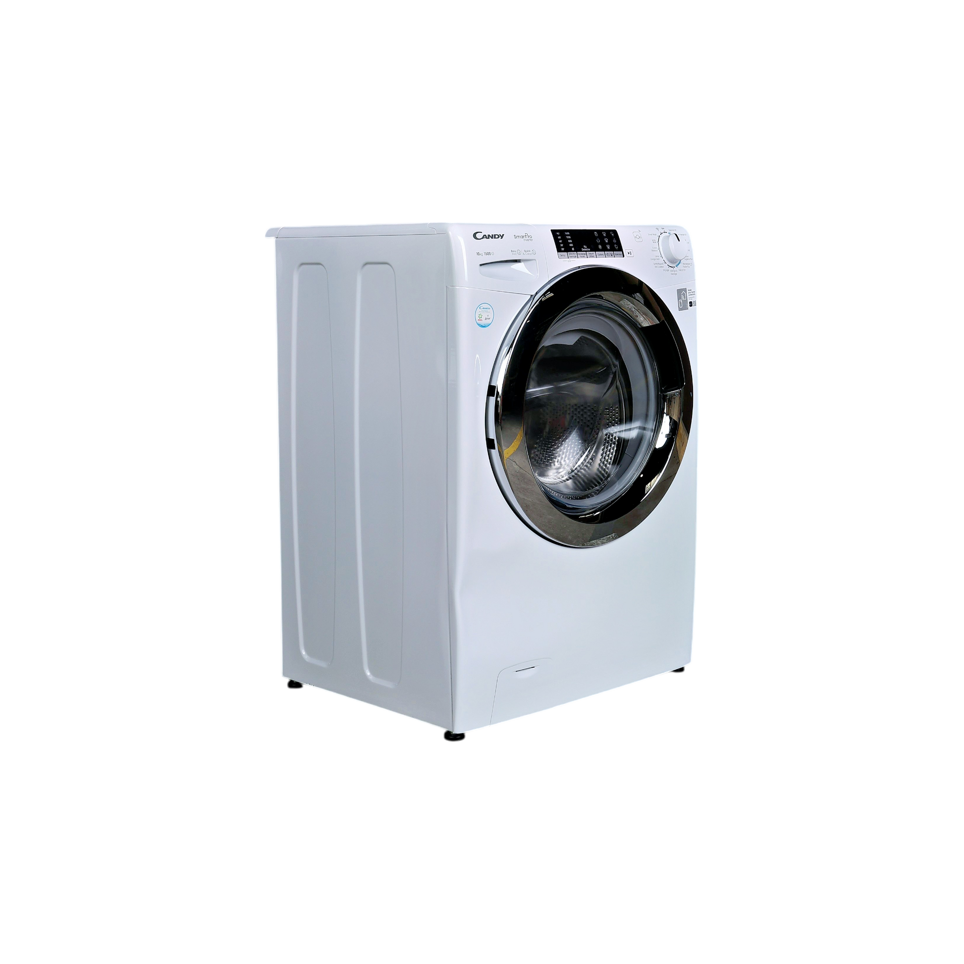 Lave-Linge Hublot 10 kg Reconditionné CANDY CSO5106TWMC/1-S : vue du côté gauche
