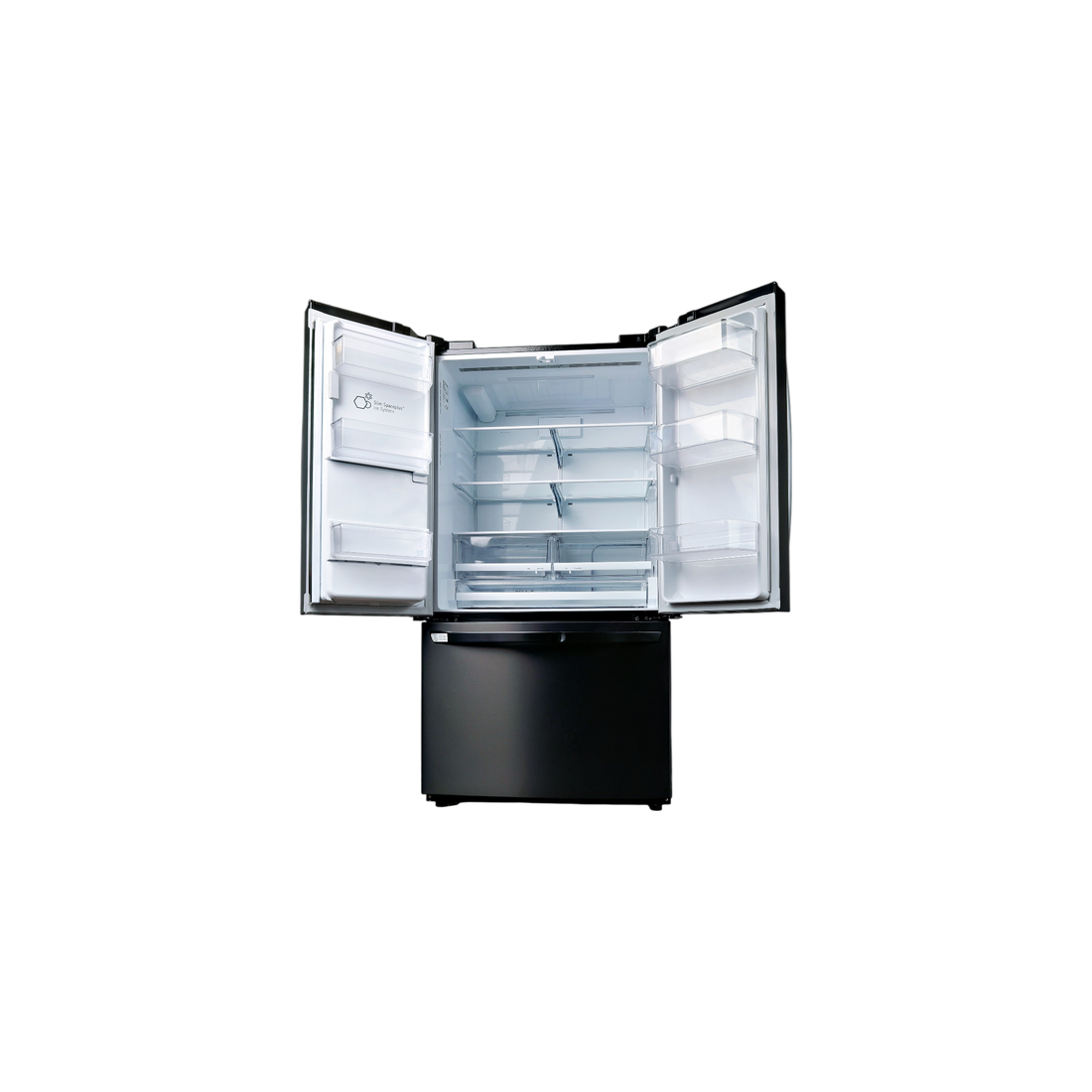 Réfrigérateur Multi-Portes 616 L Reconditionné LG GML8031MT : vue de l'intérieur