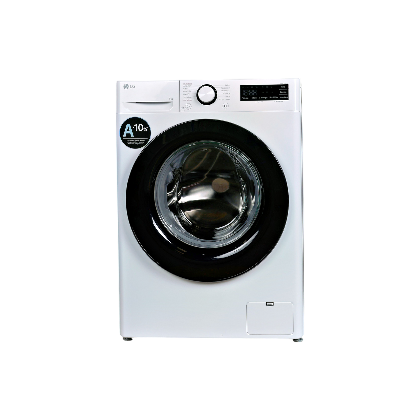 Lave-Linge Hublot 9 kg Reconditionné LG F94R35WHS : vue de face