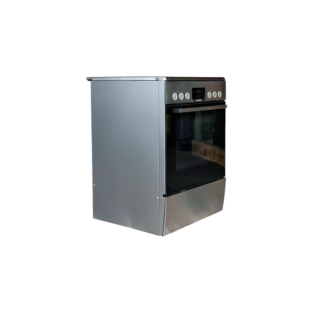 Cuisinière Vitrocéramique 66 L Reconditionné BOSCH HKR39C250 : vue du côté gauche