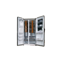 Réfrigérateur Américain 628 L Reconditionné LG GSXE90BSAD : vue de l'intérieur