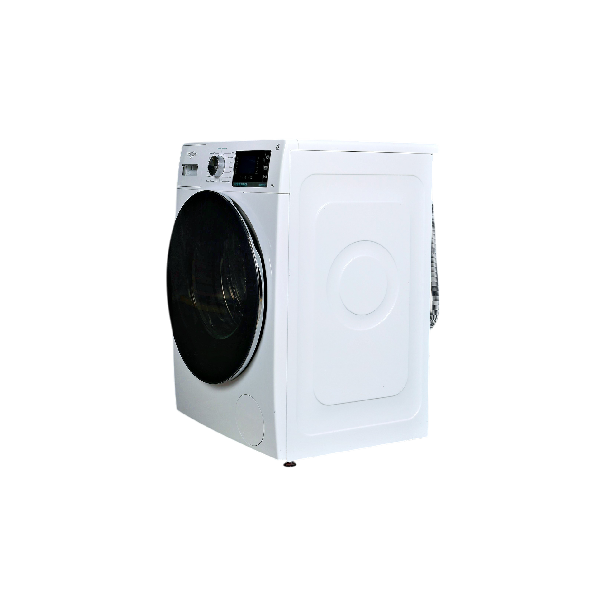 Lave-Linge Hublot 8 kg Reconditionné WHIRLPOOL W6XW845WRFR : vue du côté droit