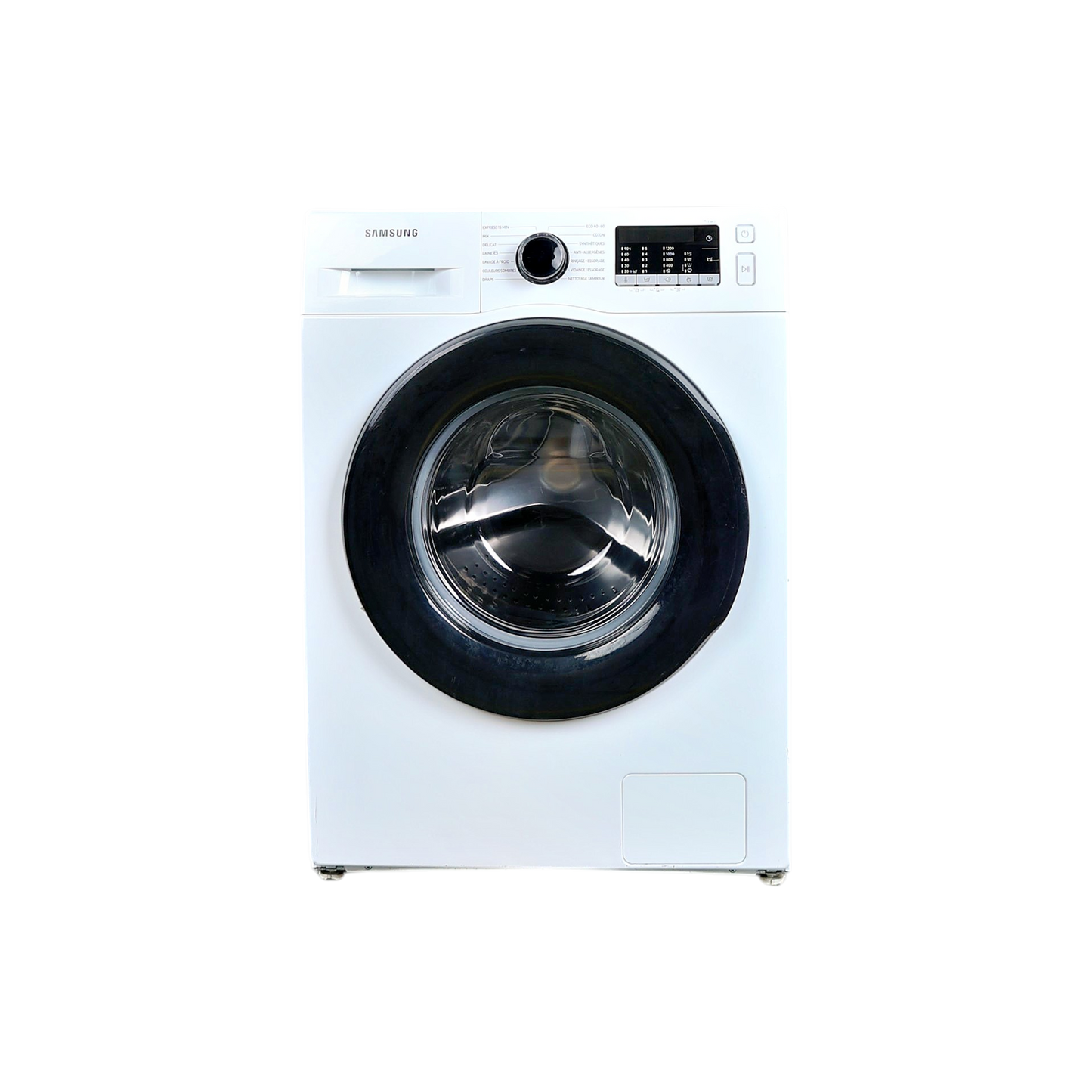 Lave-Linge Hublot 9 kg Reconditionné SAMSUNG WW90TA026AE : vue de face