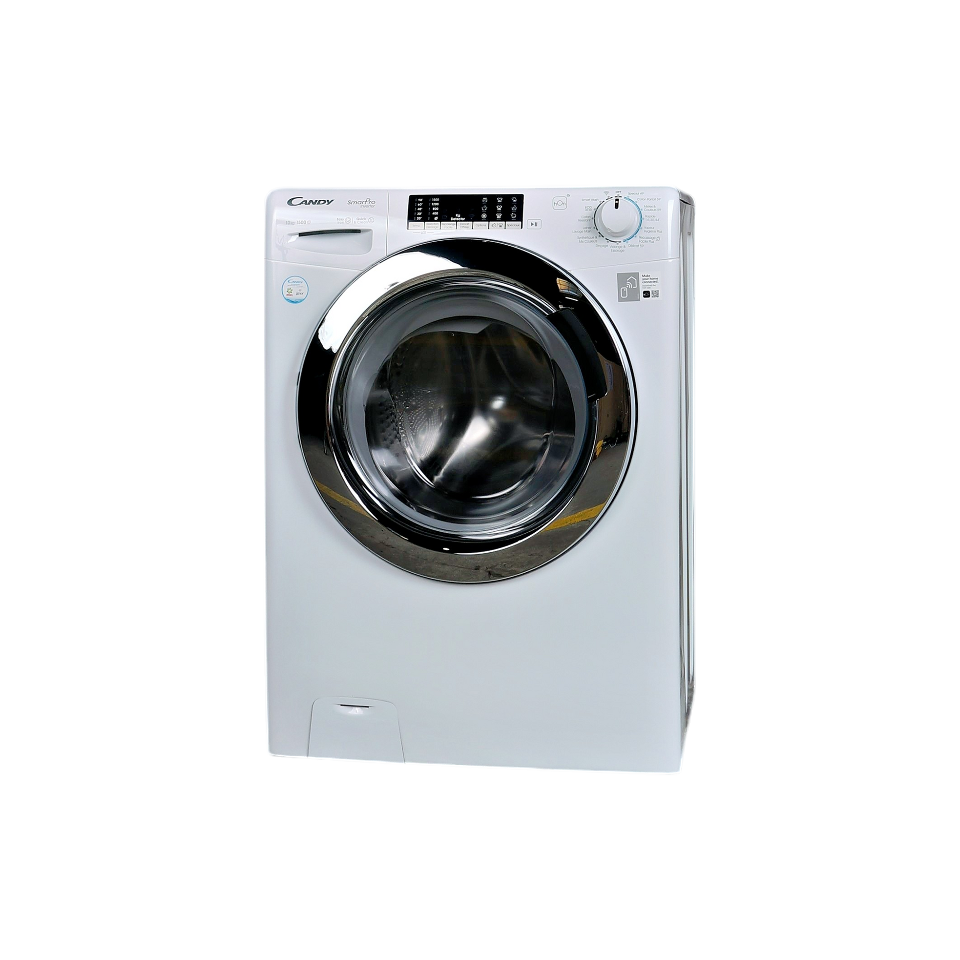 Lave-Linge Hublot 10 kg Reconditionné CANDY CSO5106TWMC/1-S : vue de face