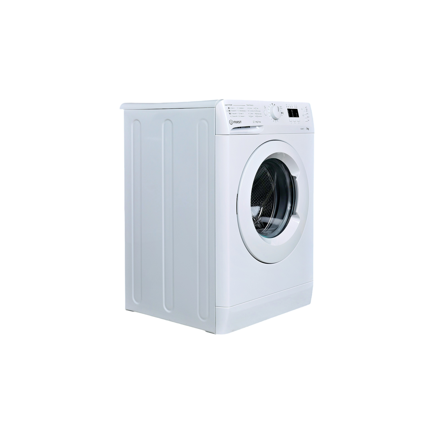 Lave-Linge Hublot 7 kg Reconditionné INDESIT MTWA71252WEE : vue du côté gauche