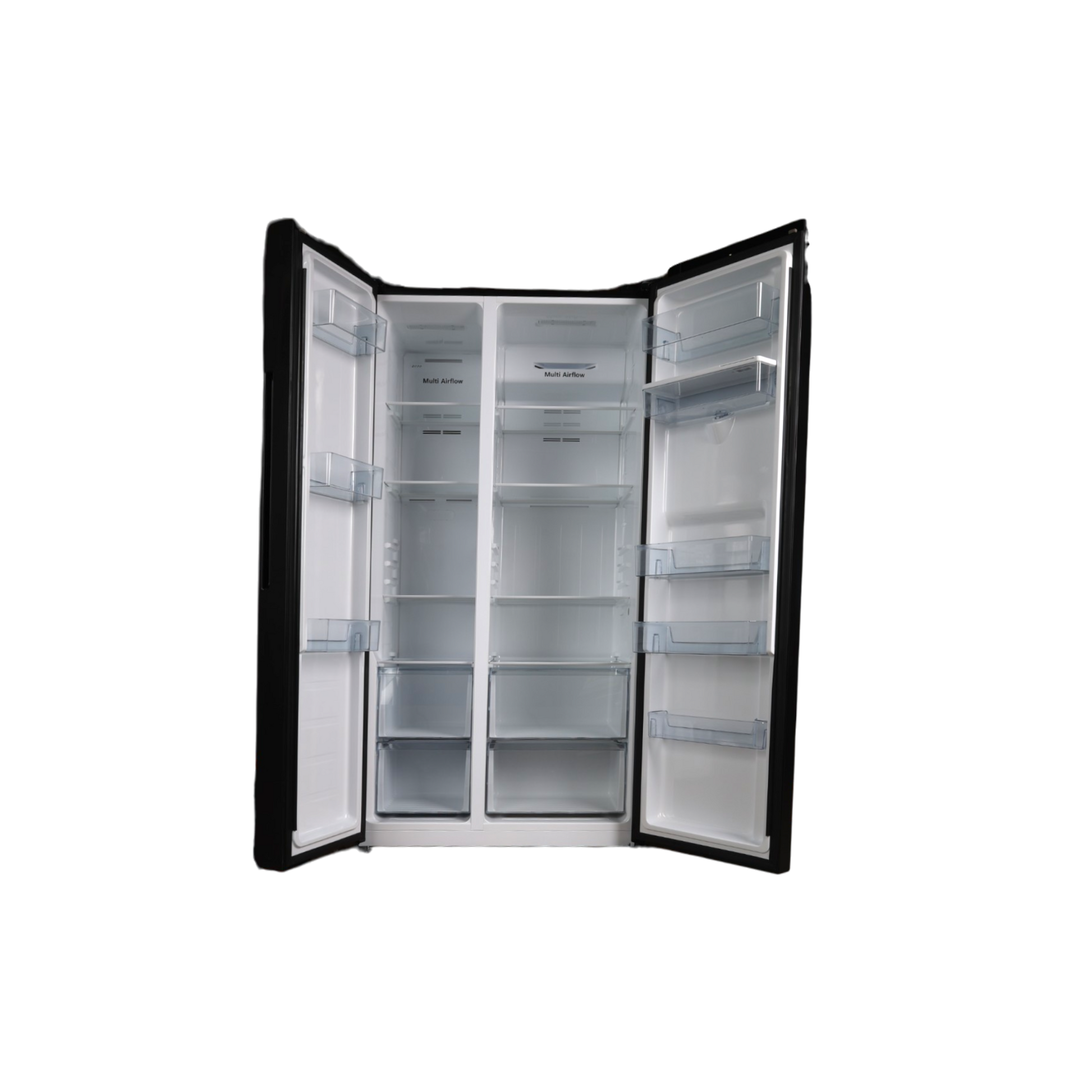Réfrigérateur Américain 547 L Reconditionné HISENSE RS711N4WCD : vue de l'intérieur