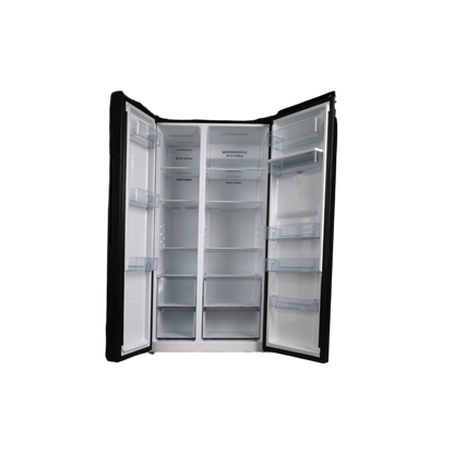 Réfrigérateur Américain 547 L Reconditionné HISENSE RS711N4WCD : vue de l'intérieur