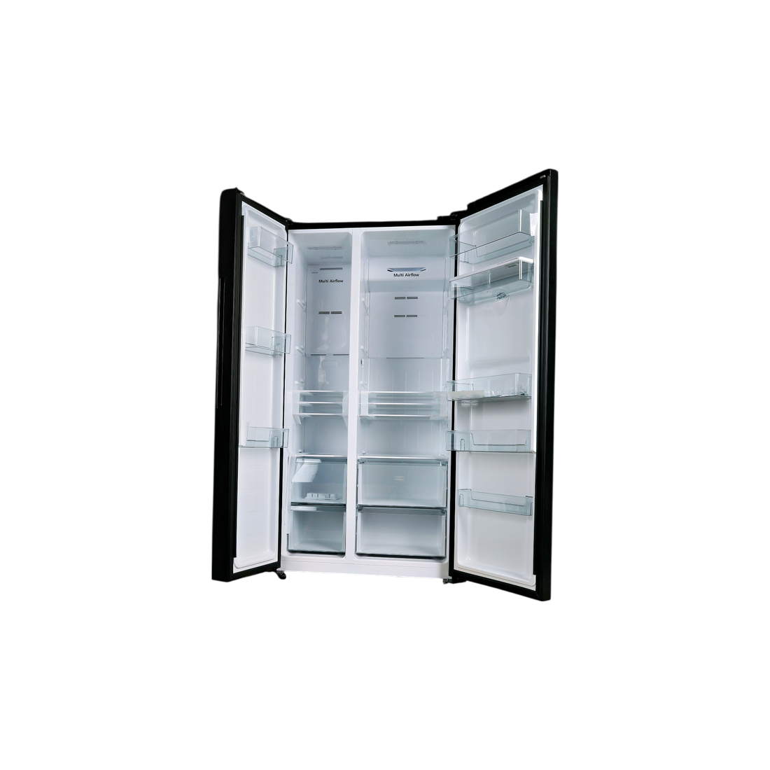 Réfrigérateur Américain 547 L Reconditionné HISENSE RS711N4WFD : vue de l'intérieur