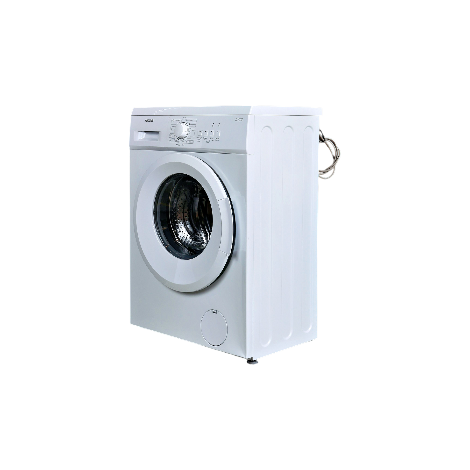 Lave-Linge Hublot 6 kg Reconditionné PROLINE FP6120DWH : vue du côté droit