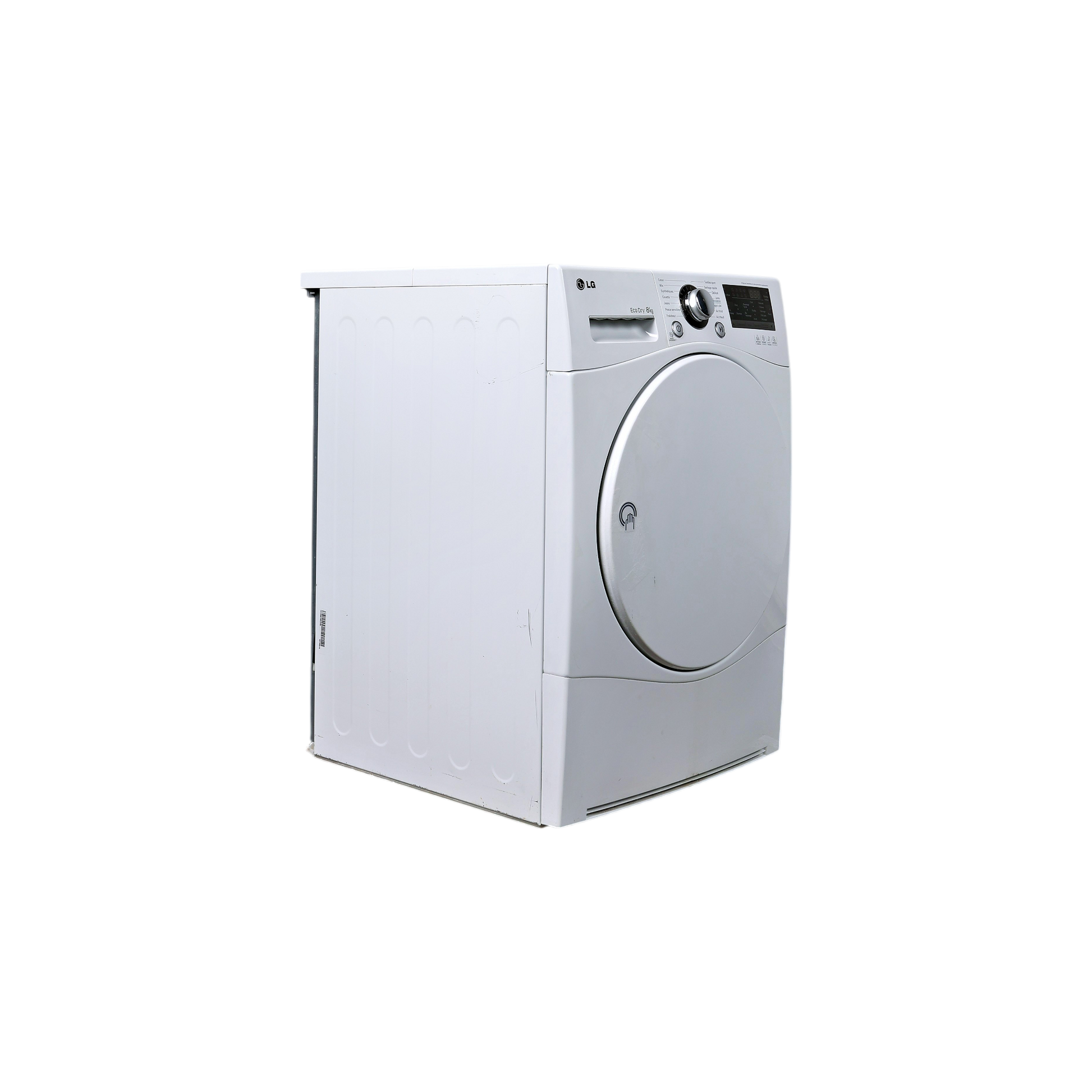 Seche-Linge Pompe À Chaleur 8 kg Reconditionné LG RP8050WH : vue du côté droit
