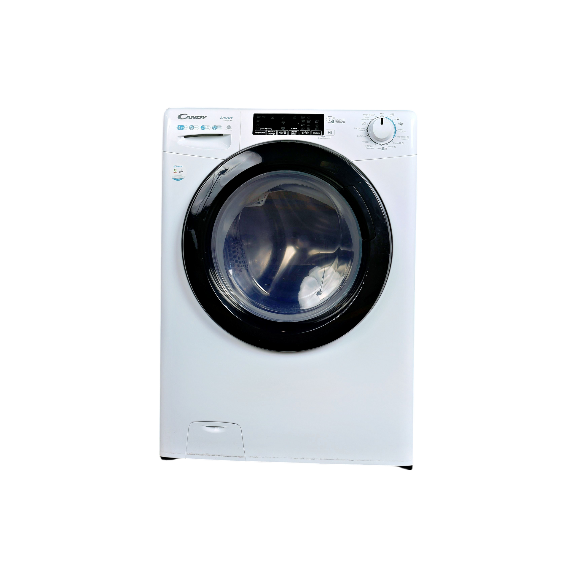 Lave-Linge Sechant 14 kg Reconditionné CANDY CSWS4149TWMBE-47 : vue de face