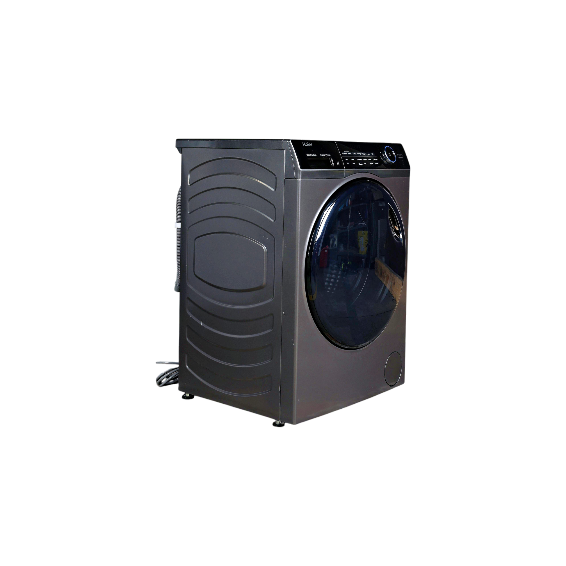 Lave-Linge Hublot 9 kg Reconditionné HAIER HW90-B14959S8U1 : vue du côté gauche