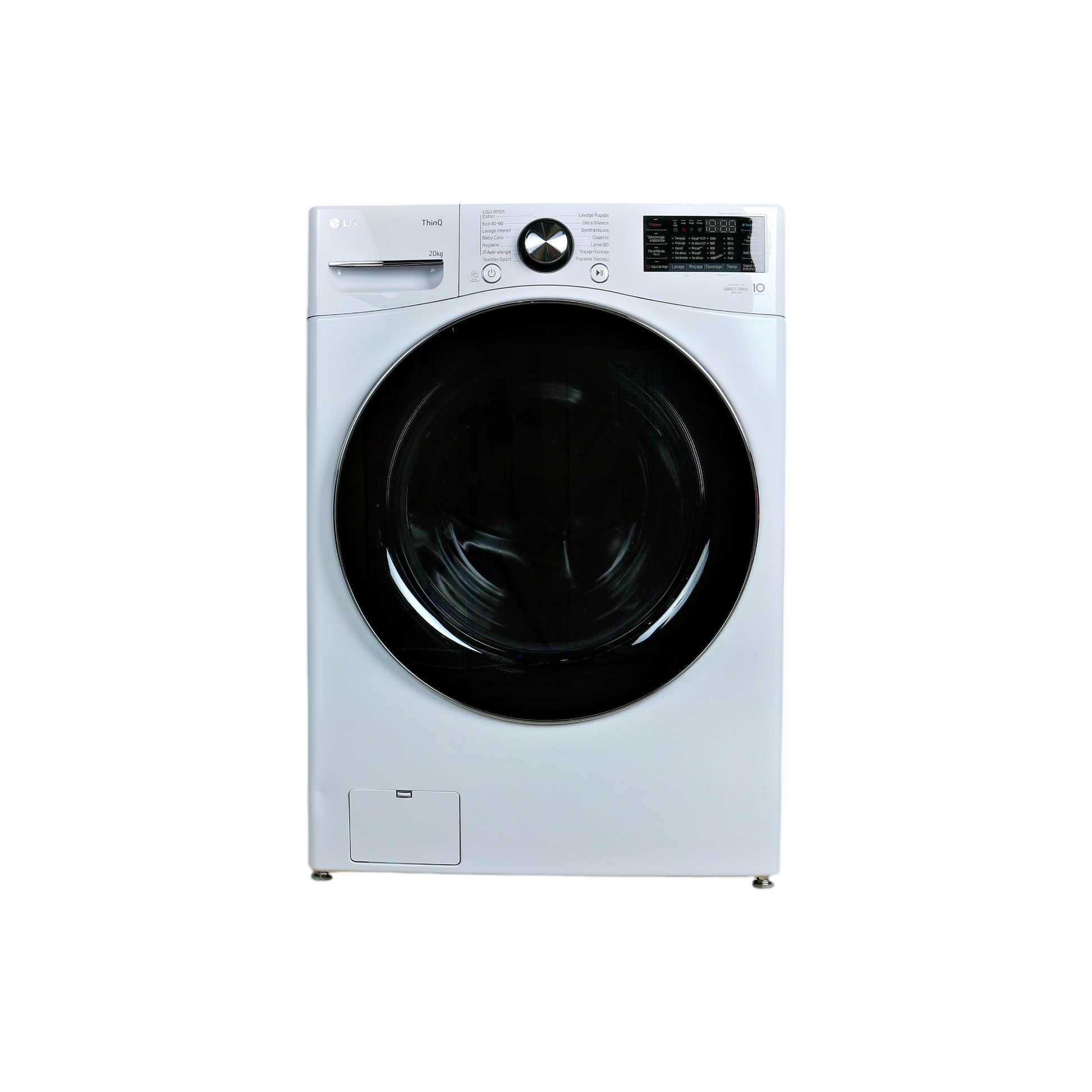 Lave-Linge Hublot 20 kg Reconditionné LG F20P12WST : vue de face