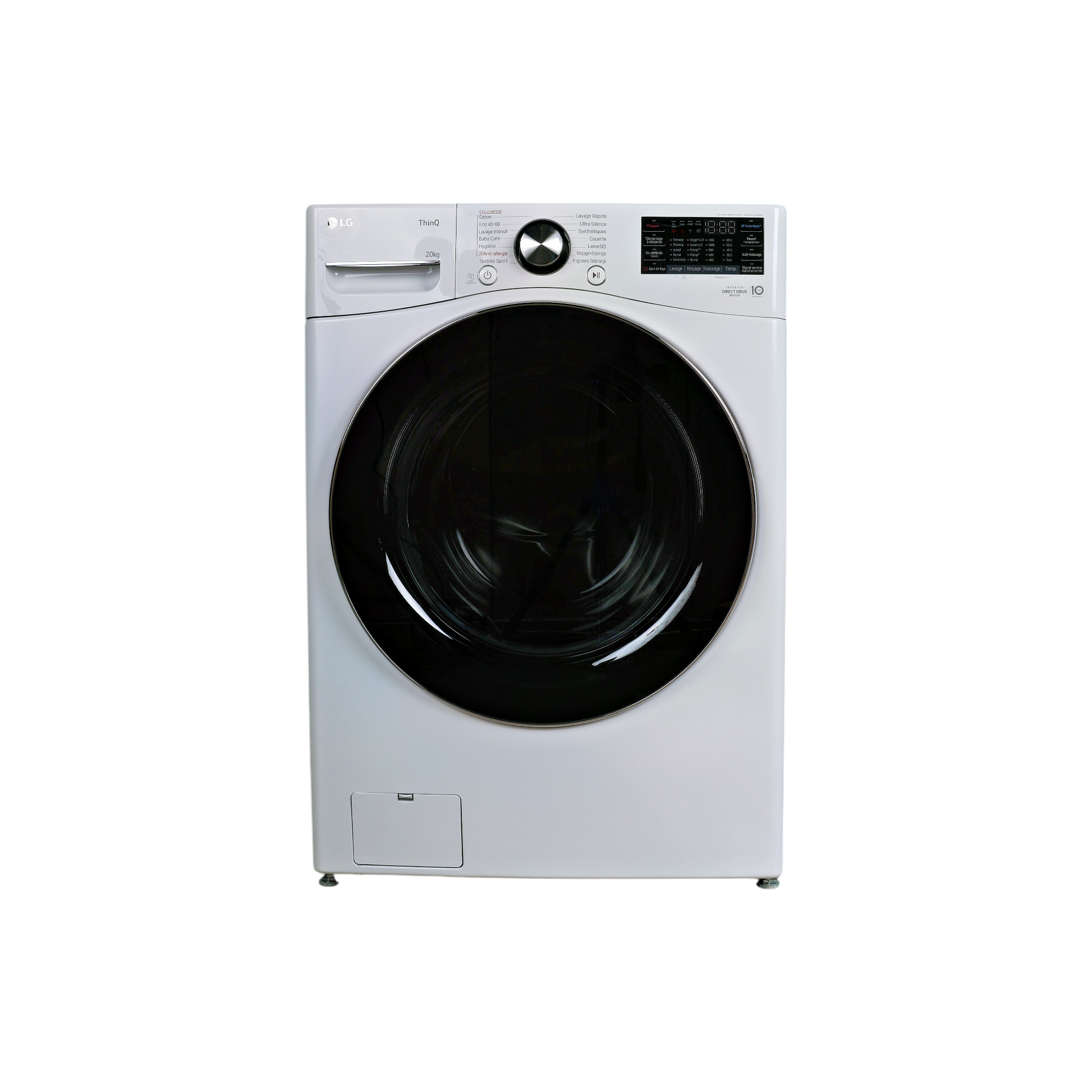 Lave-Linge Hublot 20 kg Reconditionné LG F20P12WST : vue de face