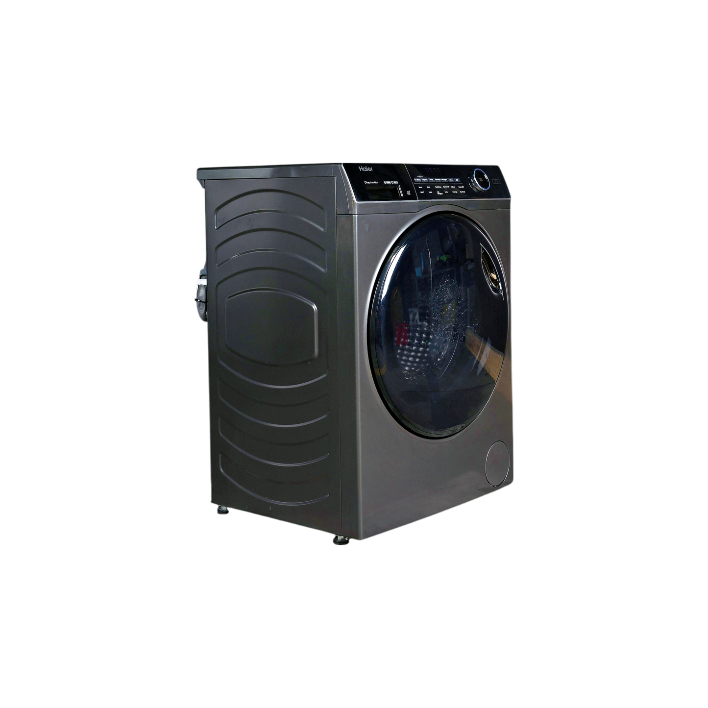 Lave-Linge Hublot 10 kg Reconditionné HAIER HW100-B14959S8U1 : vue du côté gauche