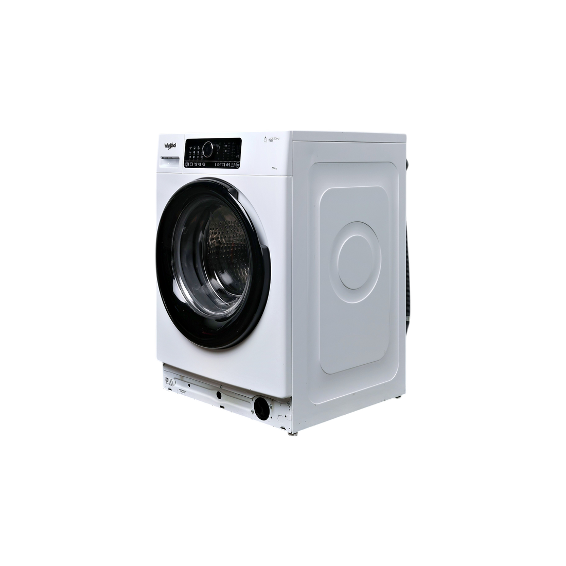 Lave-Linge Hublot 9 kg Reconditionné WHIRLPOOL ZENDOSE9 : vue du côté gauche