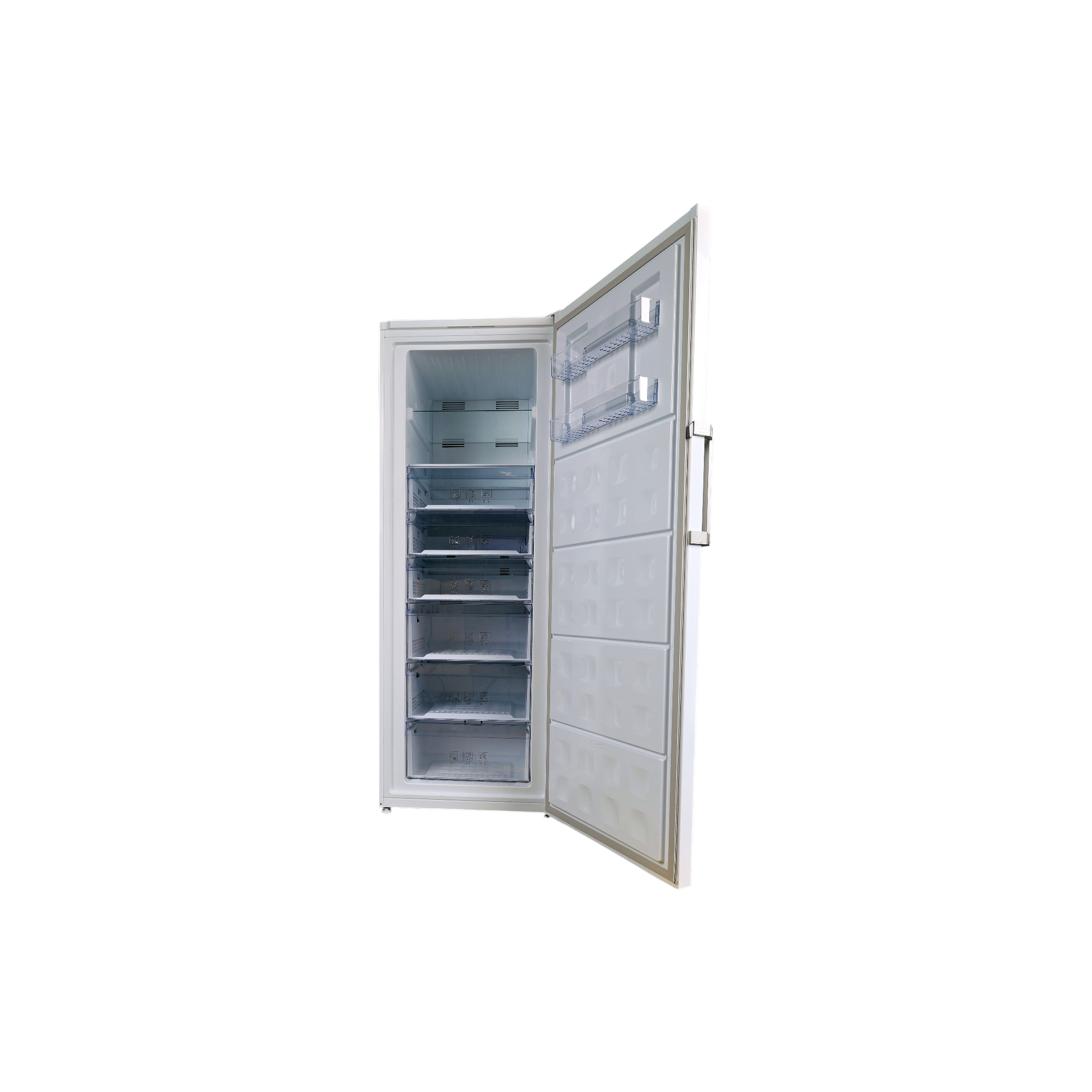 Congélateur Armoire 404 L Reconditionné BEKO RFNE448E35W : vue de l'intérieur