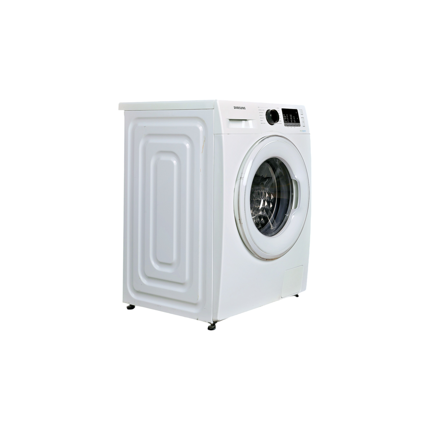 Lave-Linge Hublot 8 kg Reconditionné SAMSUNG WW80J5555DW : vue du côté gauche