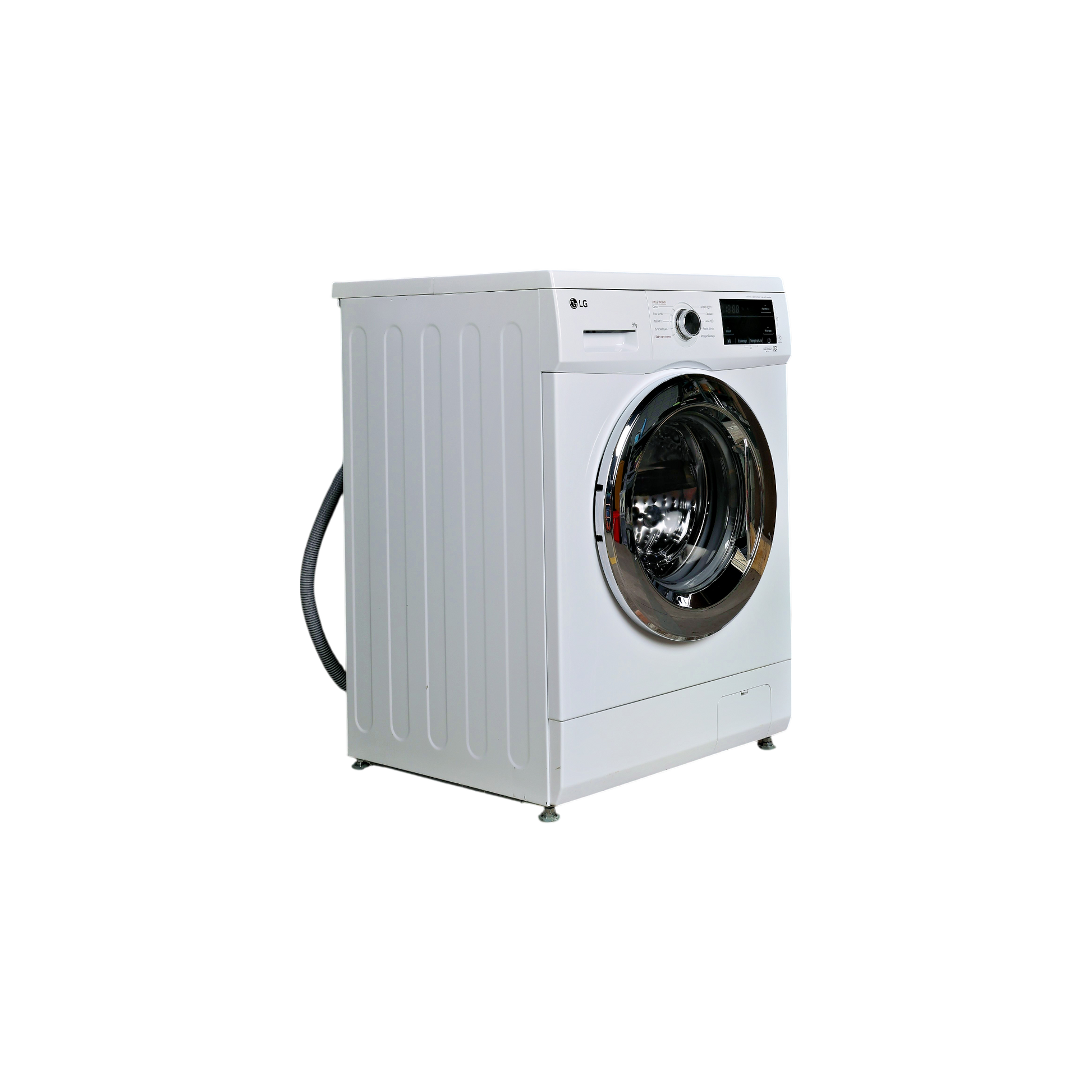 Lave-Linge Hublot 9 kg Reconditionné LG F94M22WHS : vue du côté gauche