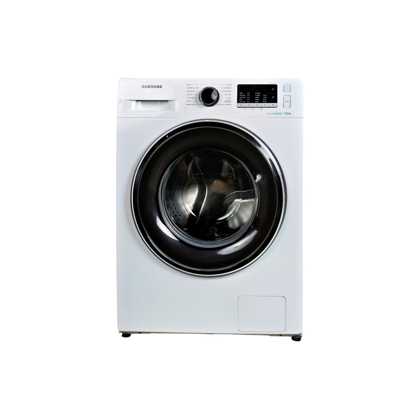 Lave-Linge Hublot 9 kg Reconditionné SAMSUNG WW90J5355EW : vue de face