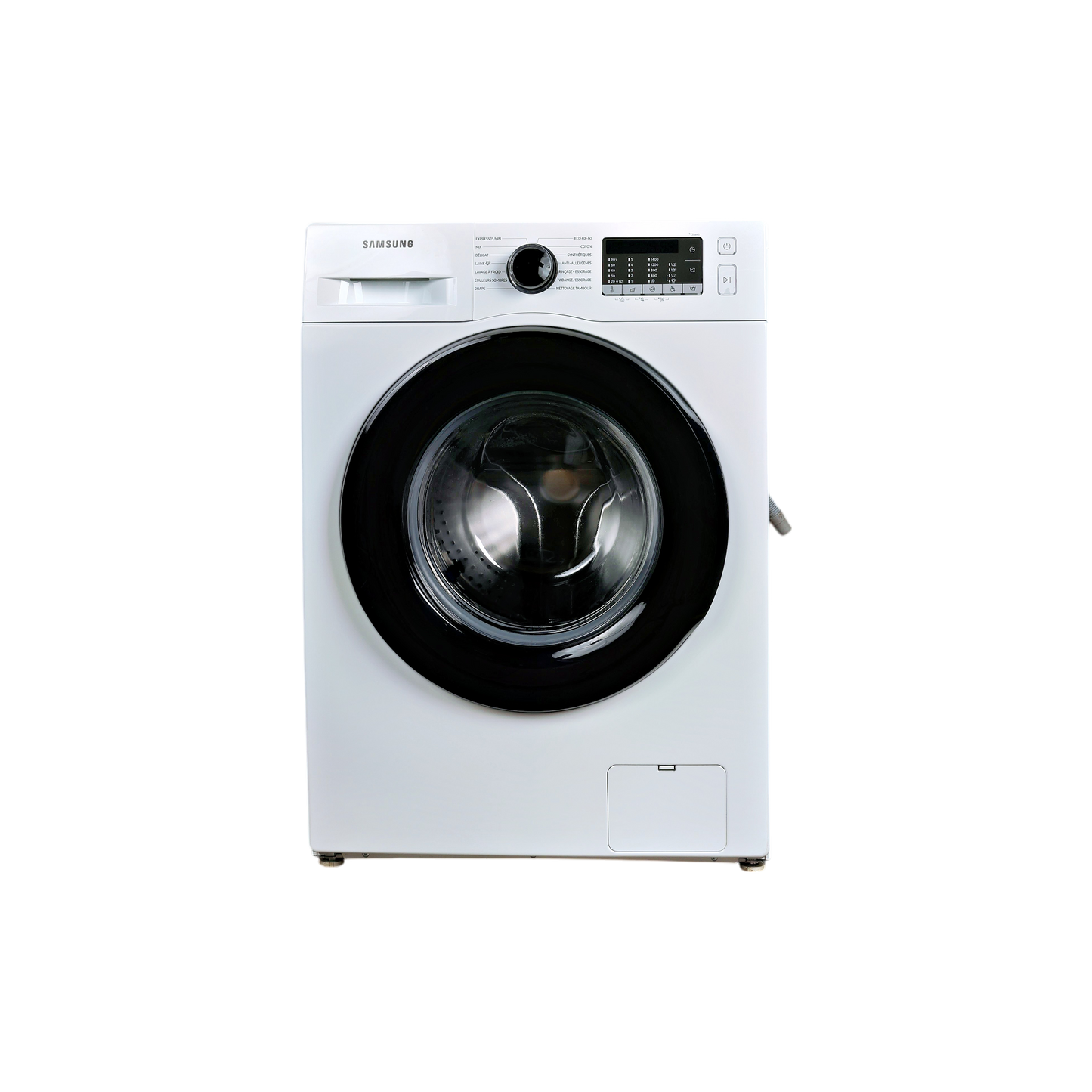 Lave-Linge Hublot 9 kg Reconditionné SAMSUNG WW90TA046AT : vue de face