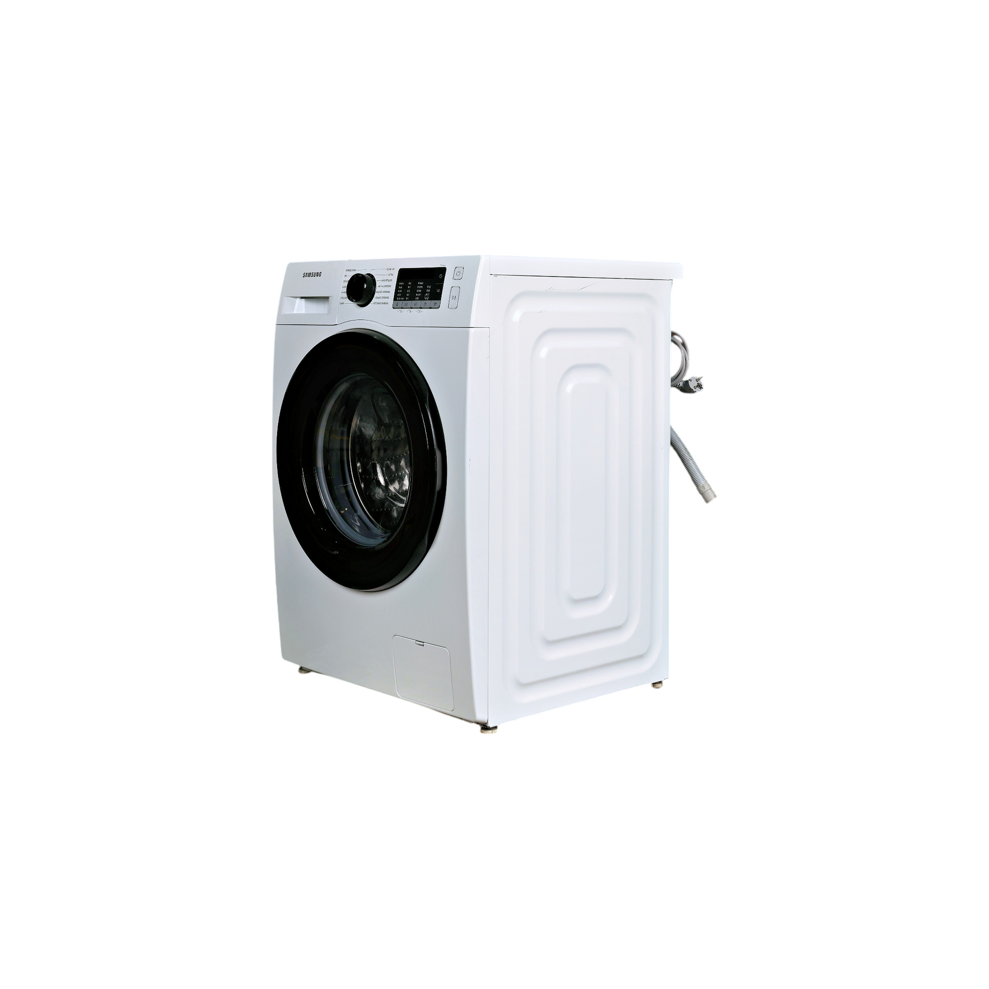 Lave-Linge Hublot 9 kg Reconditionné SAMSUNG WW90TA046AT : vue du côté droit