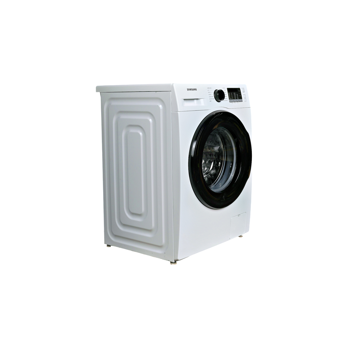 Lave-Linge Hublot 9 kg Reconditionné SAMSUNG WW90TA046AT : vue du côté gauche