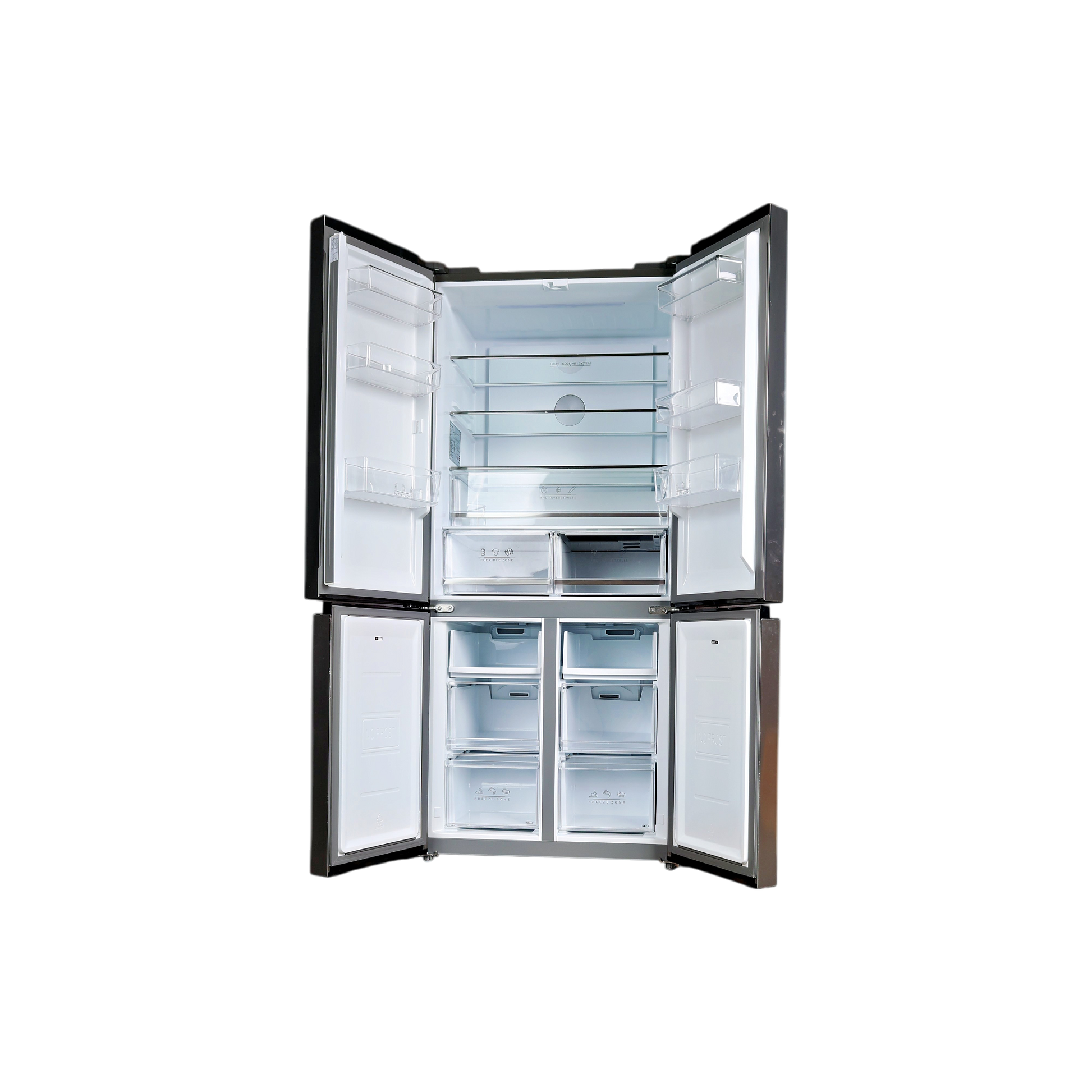 Réfrigérateur Avec Congélateur 511 L Reconditionné ESSENTIEL B ERMVE190-85MIV1 : vue de l'intérieur