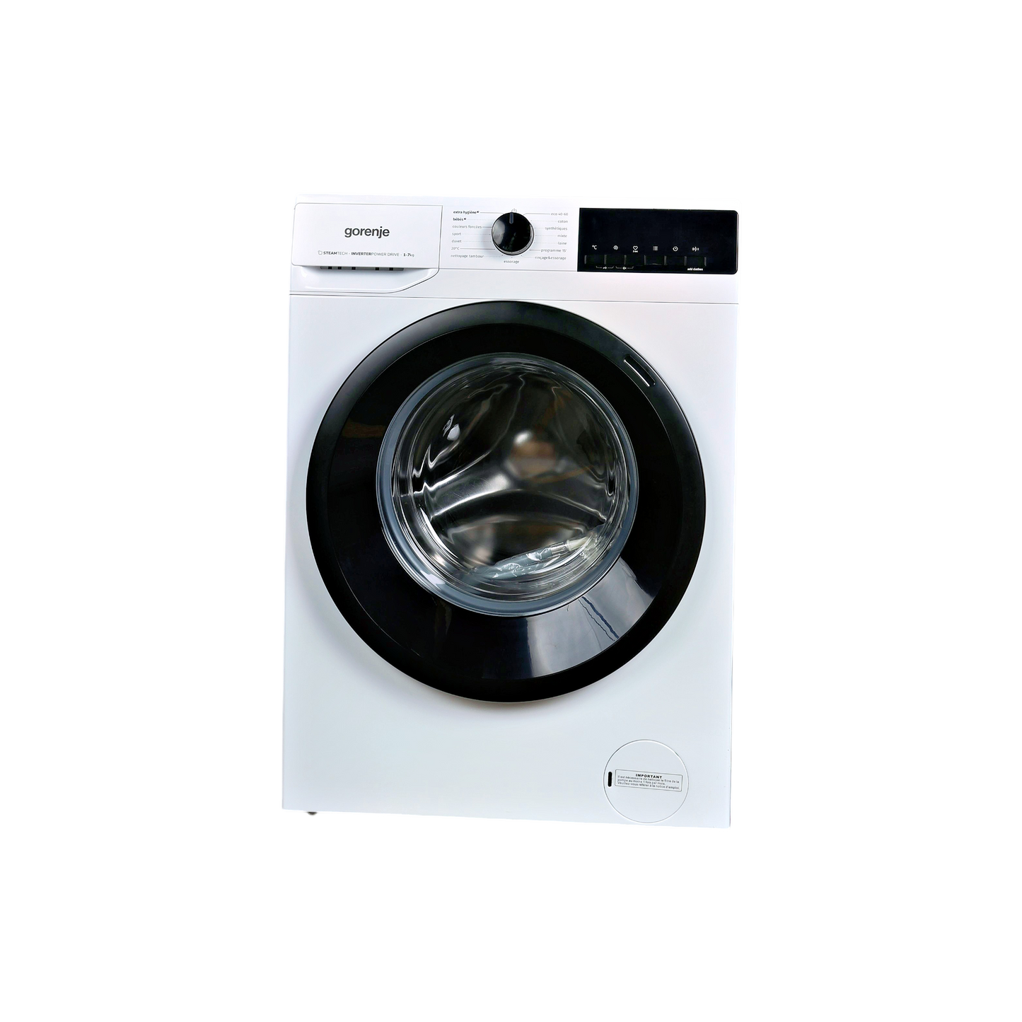 Lave-Linge Hublot 7 kg Reconditionné GORENJE WNHEI74SAS/FR : vue de face