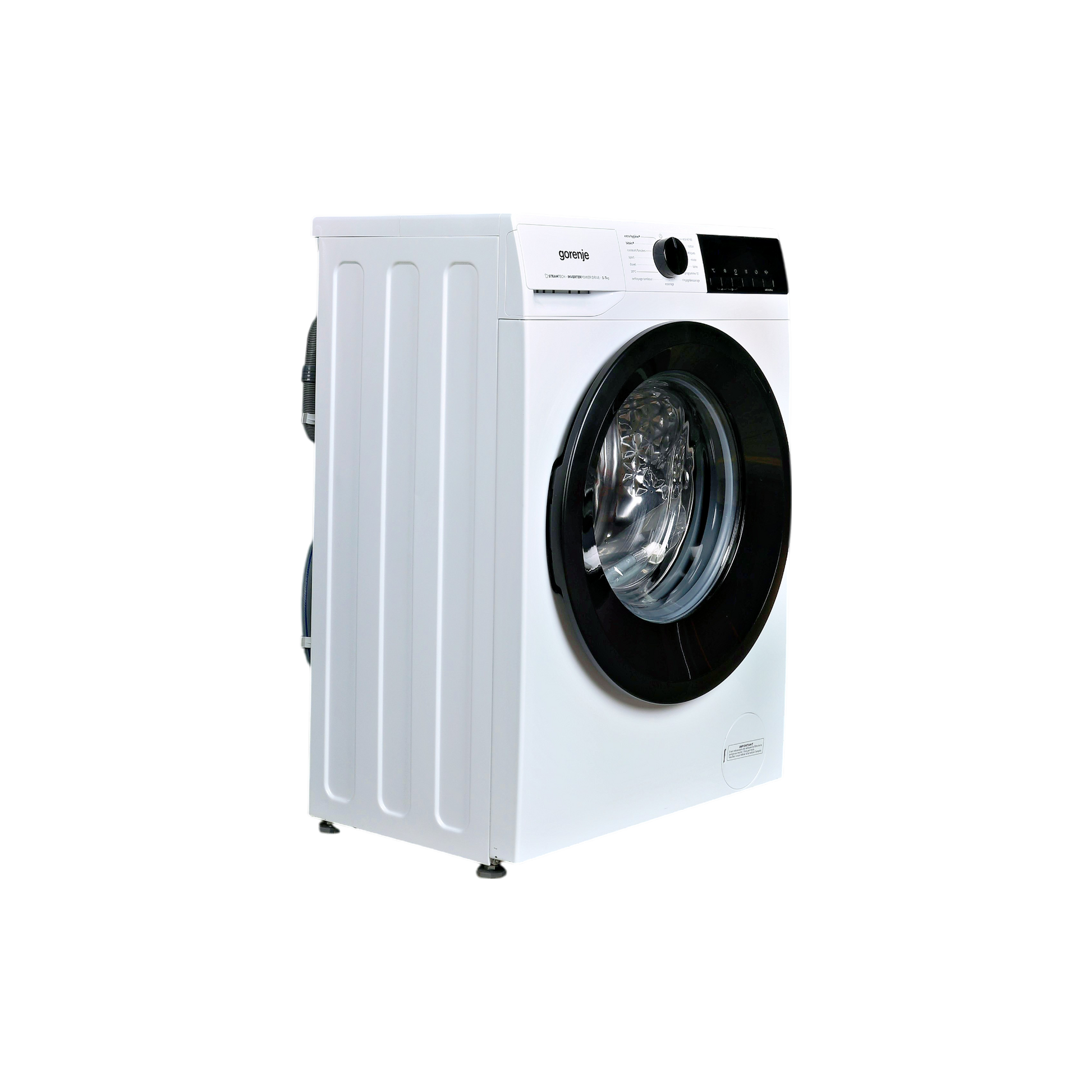 Lave-Linge Hublot 7 kg Reconditionné GORENJE WNHEI74SAS/FR : vue du côté gauche