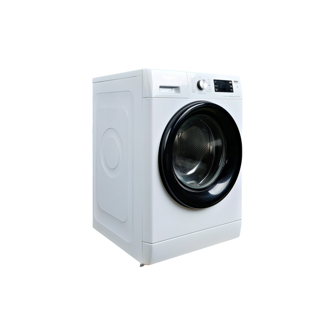 Lave-Linge Hublot 9 kg Reconditionné WHIRLPOOL FFBP9469BVFR : vue du côté gauche